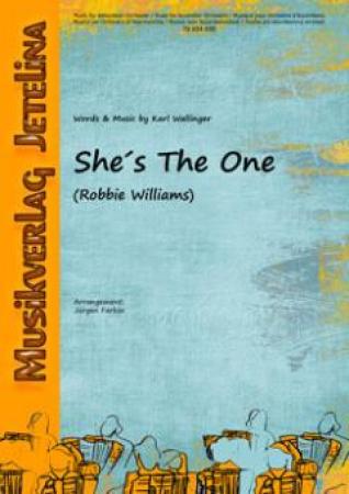 She's The One, Karl Wallinger, Jürgen Farkas, Akkordeonorchester, Robbie Williams, World Party, Filmmusik, Megahit, Ballade, mittelschwer, Akkordeon Noten