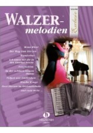 Walzermelodien, Josef Hartl, Akkordeon-Solo, Standardbass MII, Spielheft, Soloband, mittelschwer, Holzschuh exklusiv, Akkordeon Noten