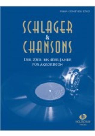 Schlager & Chansons der 20er- bis 40er-Jahre, Hans-Günther Kölz, Akkordeon-Solo, Standardbass MII, Spielheft, Soloband, mittelschwer, Comedian Harmonists, Akkordeon Noten