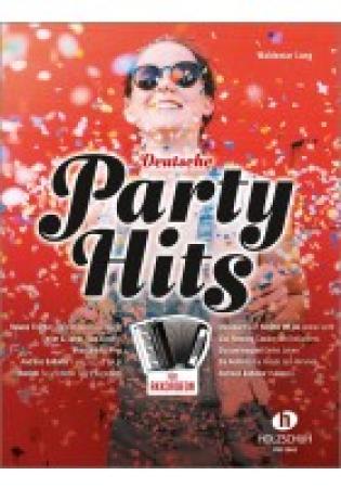 Deutsche Party-Hits, Waldemar Lang, Akkordeon-Solo, Standardbass MII, Spielheft, Soloband, leicht-mittelschwer, Akkordeon Noten