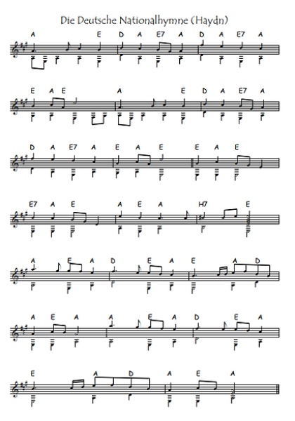 (Beet)höflich,(Mo)zärtlich und einen Haydn Spaß dabei, Ludwig van Beethoven, Wolfgang Amadeus Mozart, Joseph Haydn, Gottfried Hummel, Gitarre, zweistimmig, Spielheft, Wiener Klassik, leicht, Gitarren Noten, Gitarre spielen lernen, Probeseite