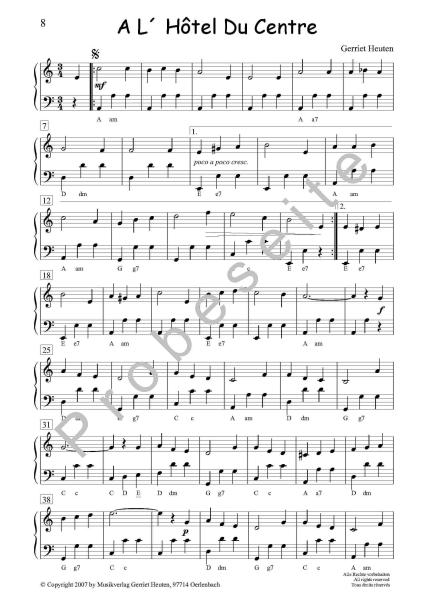 Sixmix 3, Gerriet Heuten, Akkordeon-Solo, Standardbass MII, Spielheft, Soloband, mittelschwer, unterschiedliche Genres, verschiedene Stilrichtungen, Blus & Rock, Valse Musette, Boogie Woogie, Tango, Pop, Ragtime, alternative Spielvorschläge, Akkordeon Not