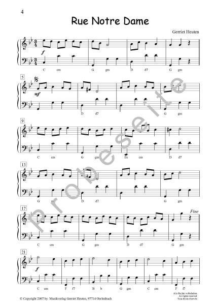 Sixmix 6, Gerriet Heuten, Akkordeon-Solo, Standardbass MII, Spielheft, Soloband, mittelschwer, unterschiedliche Genres, verschiedene Stilrichtungen, Blus & Rock, Valse Musette, Boogie Woogie, Tango, Pop, Ragtime, alternative Spielvorschläge, Akkordeon Not