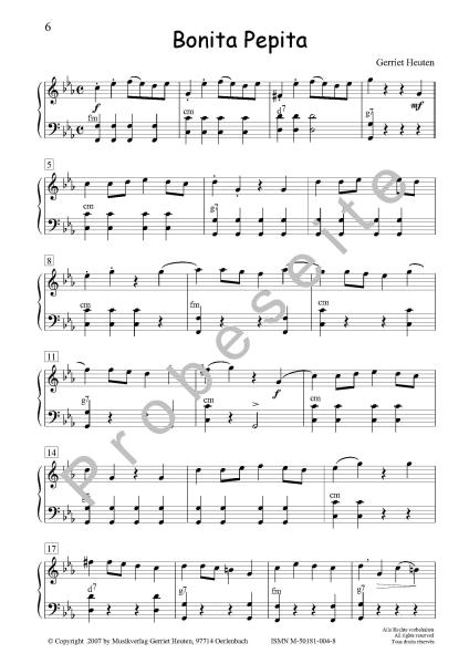 Sixpack 4, Tango Step, Gerriet Heuten, Akkordeon-Solo, Standardbass MII, Spielheft, Soloband, Bassnoten lesen lernen, leicht-mittelschwer, unterschiedliche Genres, verschiedene Stilrichtungen, alternative Spielvorschläge, Akkordeon Noten, Tango-Noten, Bli