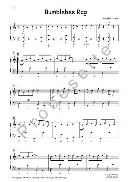 Sixmix 5, Gerriet Heuten, Akkordeon-Solo, Standardbass MII, Spielheft, Soloband, mittelschwer, unterschiedliche Genres, verschiedene Stilrichtungen, Blus & Rock, Valse Musette, Boogie Woogie, Tango, Pop, Ragtime, alternative Spielvorschläge, Akkordeon Not