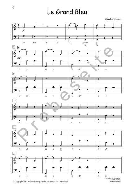 Sixmix 4, Gerriet Heuten, Akkordeon-Solo, Standardbass MII, Spielheft, Soloband, mittelschwer, unterschiedliche Genres, verschiedene Stilrichtungen, Blus & Rock, Valse Musette, Boogie Woogie, Tango, Pop, Ragtime, alternative Spielvorschläge, Akkordeon Not