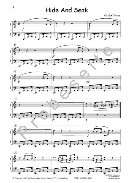 Sixpack 6, Boogie Woogie, Gerriet Heuten, Akkordeon-Solo, Standardbass MII, Spielheft, Soloband, Bassnoten lesen lernen, leicht-mittelschwer, unterschiedliche Genres, verschiedene Stilrichtungen, alternative Spielvorschläge, Akkordeon Noten, Blick ins Hef