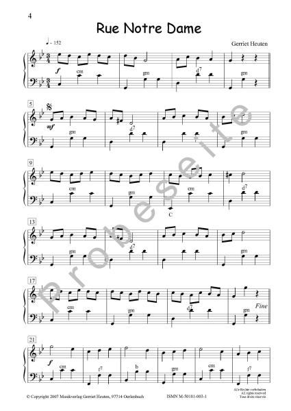 Sixpack 3, Valse Musette, Gerriet Heuten, Akkordeon-Solo, Standardbass MII, Spielheft, Soloband, Bassnoten lesen lernen, leicht, unterschiedliche Genres, verschiedene Stilrichtungen, alternative Spielvorschläge, Akkordeon Noten, Notenbeispiel