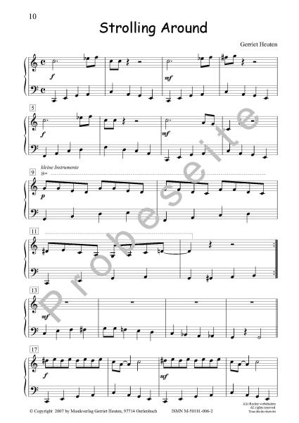 Sixpack 6, Boogie Woogie, Gerriet Heuten, Akkordeon-Solo, Standardbass MII, Spielheft, Soloband, Bassnoten lesen lernen, leicht-mittelschwer, unterschiedliche Genres, verschiedene Stilrichtungen, alternative Spielvorschläge, Akkordeon Noten, Demoseite