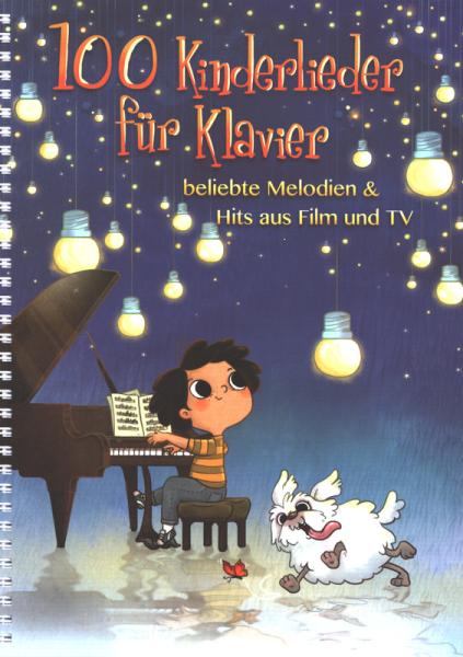100 Kinderlieder für Klavier, Piano-Solo, Klavier-Solo, Spielheft, Soloband, beliebte Melodien, Hits aus Film und TV, sehr leicht, Klavier Noten
