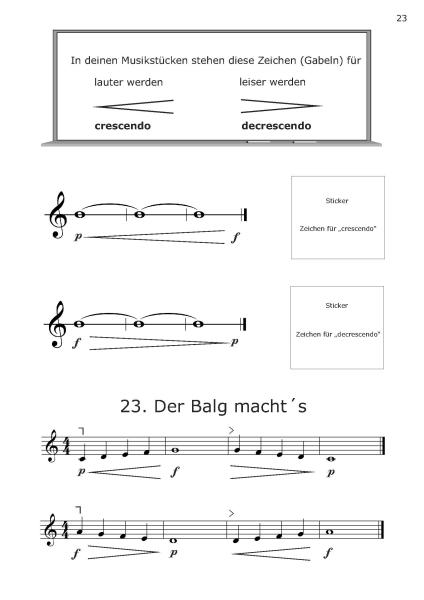 Akkordeonschule Band 2, Gerriet Heuten, Schulwerk für Akkordeon, Lehrwerk, sehr leicht, ​für Kinder, Vorschule, Grundschule, Akkordeonunterricht, Akkordeon spielen lernen, Akkordeon Noten, Beispiel