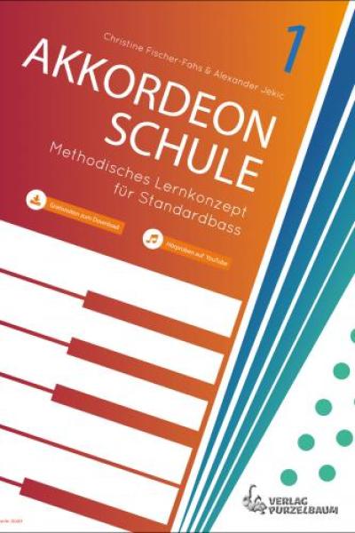 Akkordeonschule Band 1, Alexander Jekic, Christine Fischer-Fahs, Schulwerk für Akkordeon, Standardbass MII, sehr leicht-leicht, Anfänger, Akkordeonunterricht, Akkordeon Noten