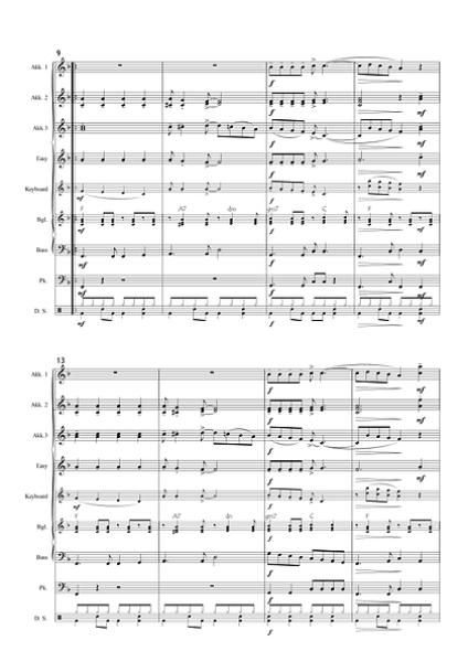 It's me, oh Lord, Gottfried Hummel, Akkordeonorchester, Gospel, Spiritual, Praise The Lord, Musik in der Kirche, mittelschwer, Akkordeon Noten