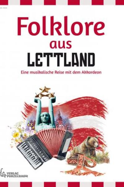 Folklore aus Lettland, Aleks Maslakovs, Akkordeon-Solo, Standardbass MII, Spielheft, Soloband, leicht-mittelschwer, musikalische Reise, Volksweisen, Akkordeon Noten, Cover