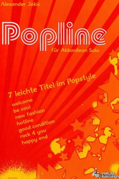 Popline, Alexander Jekic, Akkordeon-Solo, Standardbass MII, Spielheft, Soloband, Popsongs, Popstyle, leicht, Akkordeon Noten
