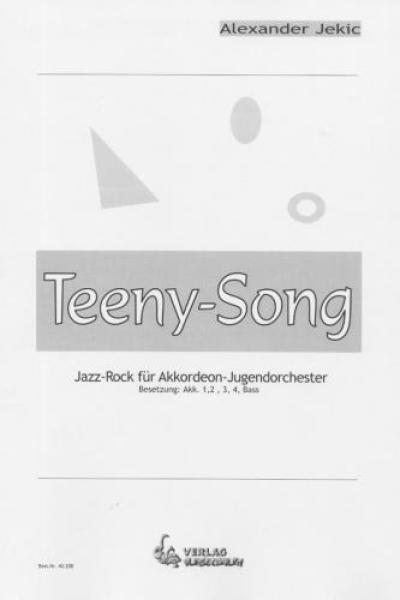 Teeny-Song, Alexander Jekic, Akkordeon-Orchester, Jugend-Orchester, Jazz-Rock, leicht, Originalkomposition, Originalmusik, Akkordeon Noten, Cover