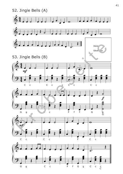 Akkordeonschule Band 1, Gerriet Heuten, Schulwerk für Akkordeon, Lehrwerk, sehr leicht, ​für Kinder, Vorschule, Grundschule, Akkordeonunterricht, Akkordeon spielen lernen, Akkordeon Noten, Einblick