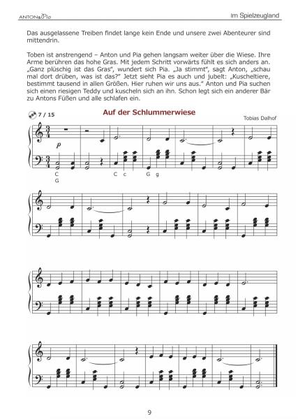 Anton & Pia - Im Spielzeugland, Musikheft für Kinder, Musiknoten für Kinder, Akkordeon-Solo, Spielheft, leicht, Akkordeonspielheft, Kinder musizieren, Akkordeonnoten für Kinder, Akkordeonschüler, Musikschüler