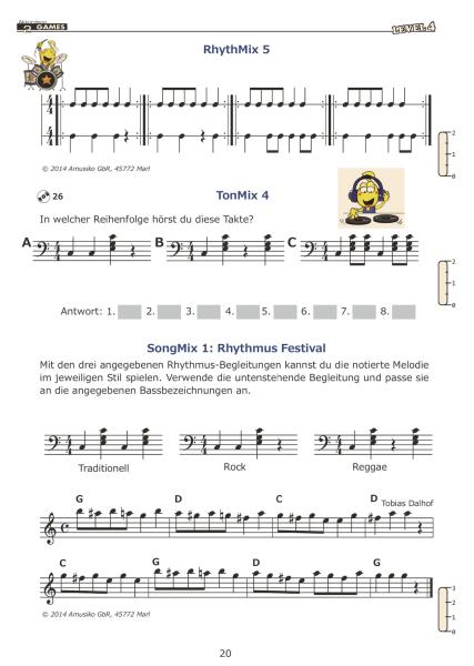 Akkordeon GAMES 2, Tobias Dalhof, Akkordeongames, Akkordeonschule, moderne Akkordeonschule, Akkordeonnoten für Kinder, Übungsheft, Akkordeon, Akkordeon lernen, leicht