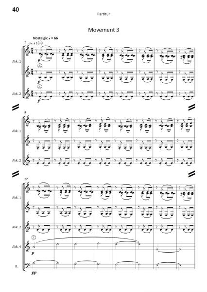 Totems, Ian Watson, Akkordeon-Orchester, Auftragskomposition, Oberstufe, schwer, Wertungsstück, Wettbewerbsliteratur, Originalkompostion, Originalmusik, Akkordeon Noten, Blick in die Partitur