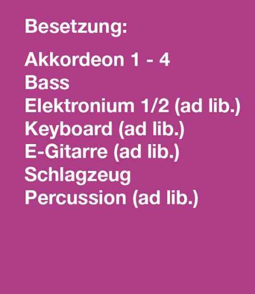 Zaubertanz, Hans-Günther Kölz, Josef Retter, Akkordeon-Orchester, Irish-Folk, Rock, virtuos, irische Impression, mittelschwer, Originalkomposition, AO, Hohnerklang, Akkordeon Noten, Originalmusik