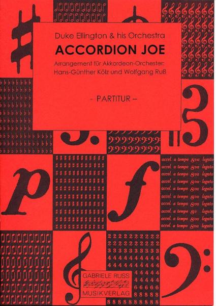 Accordion Joe, Joe Cornell Smelser, Hans-Günther Kölz, Wolfgang Ruß, Duke Ellington and his Orchestra, Akkordeon-Solo, Akkordeon-Orchester, mittelschwer-schwer, Swing, Akkordeon Noten