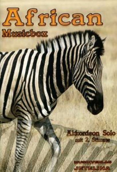 African Musicbox, Gottfried Hummel, Akkordeon Solo, MII, MIII, Klavier, Keyboard, mit 2. Stimme, Spielheft, Soloband, asiafrikanische Volksweisen, leicht-mittelschwer, Akkordeon Noten