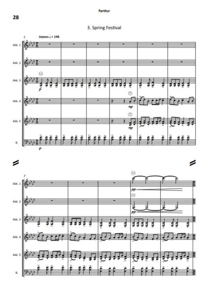 The Ice Forest of Inari, Ian Watson, Akkordeon-Orchester, Akkordeon-Ensemble, Suite in drei Sätzen, Auftragskomposition, World Music Festival Innsbruck, WMF, Höchststufe, sehr schwer, Wertungsstück, Wettbewerbsliteratur, Orchesternoten, Musiknoten, Origin