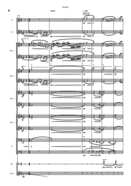 Phoenix Rising, Ian Watson, Akkordeon-Orchester, Auftragskomposition, World Music Festival Innsbruck, WMF, LAO, London Accordion Orchestra, Höchststufe, schwer, Wertungsstück, Wettbewerbsliteratur, Orchesternoten, Musiknoten, Originalkomposition, Original