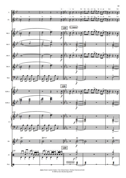 Roland Kaiser in Concert, Alexander Balz, Akkordeon-Orchester, Medley, Potpourri, Megahits, mittelschwer, inkl. Gesangsstimmen (Solo und Chor), Konzert-Highlight, Akkordeon Noten, Blick in die Noten