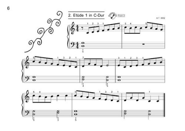 Kleine Musiker ganz groß Band 3, Anastasia Tsarchatzidou, Georg Bühler, Schulwerk für Klavier, leicht, für Kinder ab 4 Jahren, kindgerecht, inkl. Playback-CD, Klavierunterricht, Klavierschüler, Anfänger am Klavier, Klavierschule, Klavier Noten, Beispielse