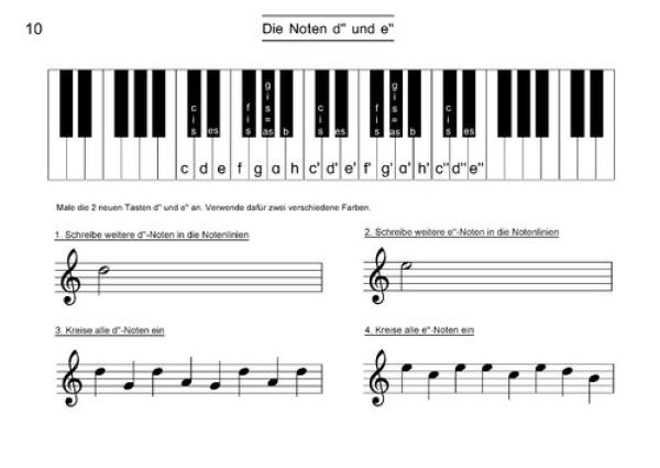 Kleine Musiker ganz groß Band 3, Anastasia Tsarchatzidou, Georg Bühler, Schulwerk für Klavier, leicht, für Kinder ab 4 Jahren, kindgerecht, inkl. Playback-CD, Klavierunterricht, Klavierschüler, Anfänger am Klavier, Klavierschule, Klavier Noten, Ansichtsse