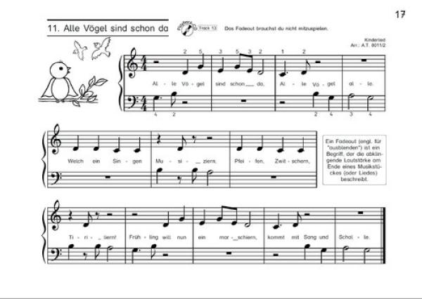 Kleine Musiker ganz groß Band 2, Anastasia Tsarchatzidou, Georg Bühler, Schulwerk für Klavier, sehr leicht-leicht, für Kinder ab 4 Jahren, kindgerecht, inkl. Playback-CD, Klavierunterricht, Klavierschüler, Anfänger am Klavier, Klavierschule, Klavier Noten