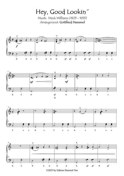 Back to the Country Roads, Gottfried Hummel, Akkordeon-Solo, Standardbass MII, Klavier, Keyboard, Spielheft, Soloband, Tophits, Evergreens, Countrymusic, leicht-mittelschwer, Akkordeon Noten, Blick in die Noten
