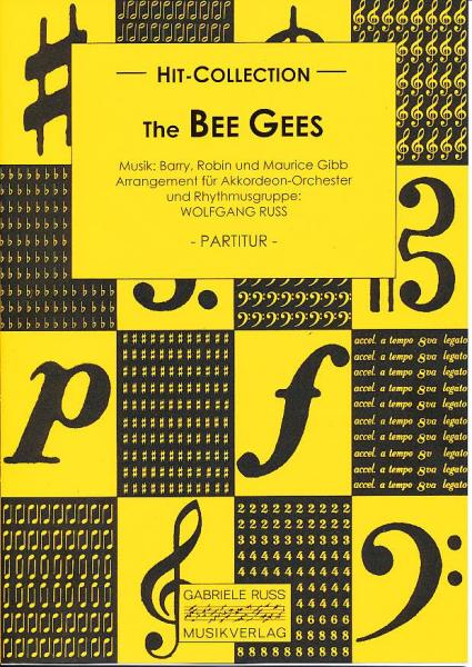 The Bee Gees Hit-Collection, Barry, Maurice & Robin Gibb, Wolfgang Ruß, Akkordeonorchester, Medley, Potpourri, mittelschwer-schwer, Akkordeon Noten