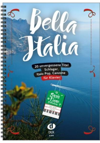 Bella Italia, Susi Weiss, Klavier-Solo, Piano-Solo, Spielheft, Soloband, italieniesche Schlager, Canzonen, Evergreens, Italo Pop, mittelschwer, Klavier Noten, Cover