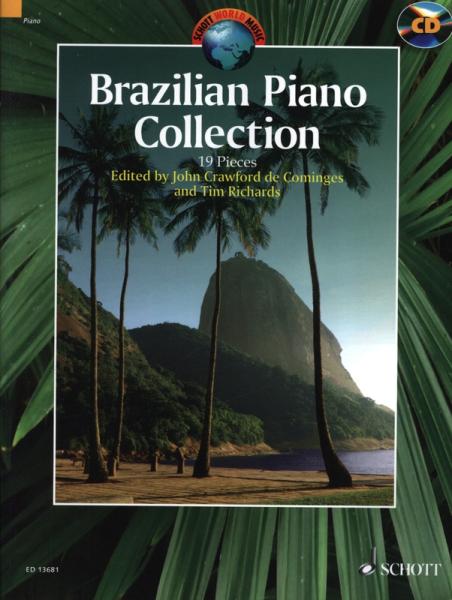 Brazilian Piano Collection, John Crawford, Tim Richards, Klavier-Solo, Piano-Solo, Spielheft, Soloband, brasilianische Folklore, Brasilien, Volksmusik, Tango, Bossa Nova, Frevo, Baion, Partido Alto, Afoxé, Chorinho, mit Audio-CD, mittelschwer, Klavier Not