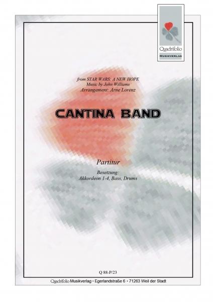 Cantina Band, John Williams, Arne Lorenz, Akkordeonorchester, Star Wars, Soundtrack, Filmmusik, Dixieland, Funk-Cover, mittelschwer, Akkordeon Noten, Cover