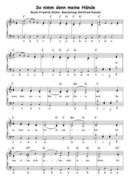 Come on - Sing einen Song! - Friedrich Silcher 2.0, Gottfried Hummel, Klavier-Solo, Piano-Solo, Keyboard-Solo, Akkordeon-Solo, Melodiestimmen in C hoch & tief, Bb, Es und C (Bass-Schlüssel), Spielheft, Soloband, 12 bekannte Stücke, leicht, Klavier Noten,