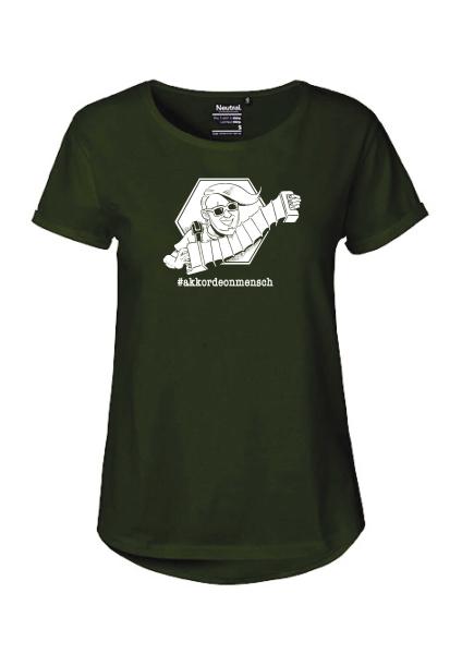 Akkordeonmensch T-Shirt Damen