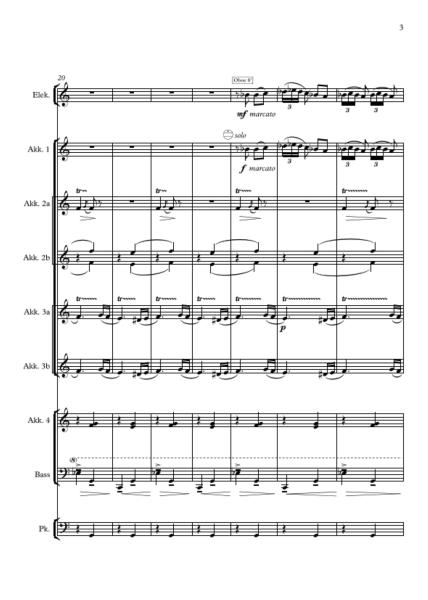 Danza Ritual Del Fuego (Feuertanz), Manuel de Falla, Stefanie Hazenbiller, Akkordeonorchester, Ballett, mittelschwer-schwer, Akkordeon Noten, Ansichtsseite