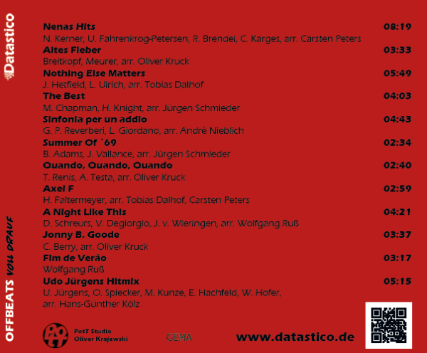 Datastico - OFFBEATS voll drauf, Akkordeonorchester, Olfen, Rock, Pop, Originalmusik, Leohaus, Erstlingswerk