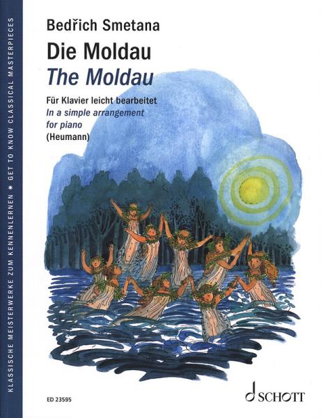 Die Moldau, Bedřich Smetana, Hans-Günter Heumann, Klavier, Spielheft, Soloband, Vlatava, Hymne auf die Heimat Böhmen, mittelschwer, Klavier Noten, Klavierarrangement, Cover
