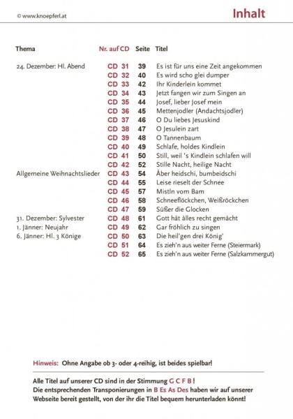 Durch die Advent- und Weihnachtszeit auf der Steirischen Harmonika, Rudolf Ostermann, Steirische Harmonika, Griffschrift, Spielheft, Soloband, Adventslieder, Weihnachtslieder, Weihnachtsnoten, stade Zeit, zum Mitsingen, mittelschwer, ​inkl. Audio-CD, Harm