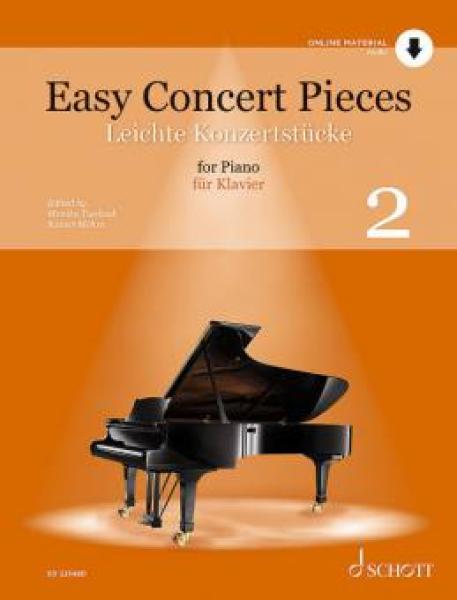 Leichte Konzertstücke für Klavier/Easy Concert Pieces for Piano 2, Monika Twelsiek, Klavier-Solo, Piano-Solo, Spielheft, Soloband, Stücke für Vorspiele und Wettbewerbe, sehr leicht-leicht, Anfänger am Klavier, Klavier Noten, Cover