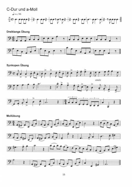 Übungsheft D2 für Tuba in F/Bassposaune, Bernd Nawrat, Blechblasinstrumente, tiefes Blech, Prüfungsvorbereitung, D-Lehrgang, Einzelunterricht, Gruppenunterricht, Spielstücke, Vortragsstücke, leicht, Musiktheorie, praxisorientiert, Posaunen Noten, Tuba Not
