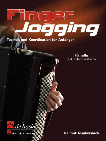 Finger Jogging, Helmut Quakernack, Akkordeon Solo, Etüden für flinke Finger, Fingertraining, Training, leicht-mittelschwer, Akkordeon Noten