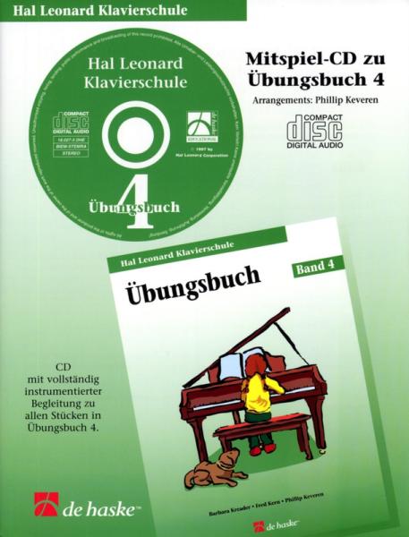 Hal Leonard Klavierschule - Mitspiel-CD zum Übungsbuch 4, Barbara Kreader, Fred Kern, Philip Keveren, Mona Rejino, Piano, Klavier, Mitspiel-CD, Begleit-CD, Einstieg ins Klavierspiel, sehr leicht, Klavier spielen lernen