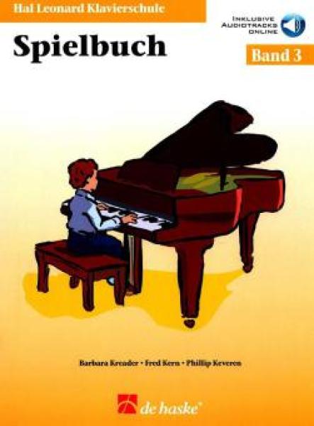 Hal Leonard Klavierschule - Spielbuch 3, Barbara Kreader, Fred Kern, Philip Keveren, Mona Rejino, Klavier, mit Online-Audio, Spielheft, Soloband, Einstieg ins Klavierspiel, sehr leicht, Klavier spielen lernen, Klavier Noten