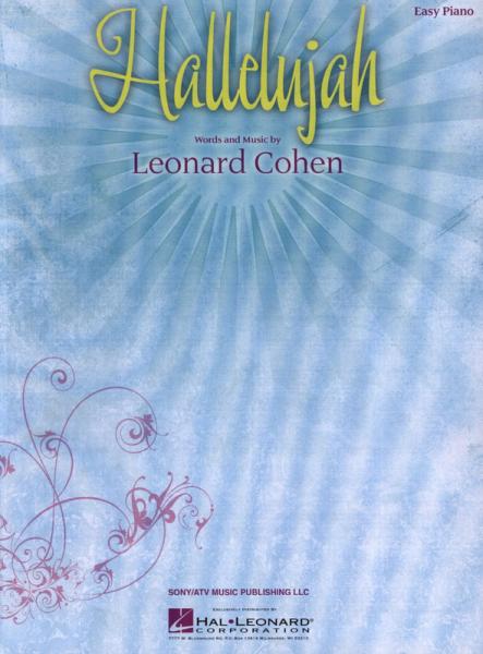 Hallelujah, Leonard Cohen, Einzelausgabe, Klavier, Easy Piano, Megahit, Welthit, leicht, Klavier Noten